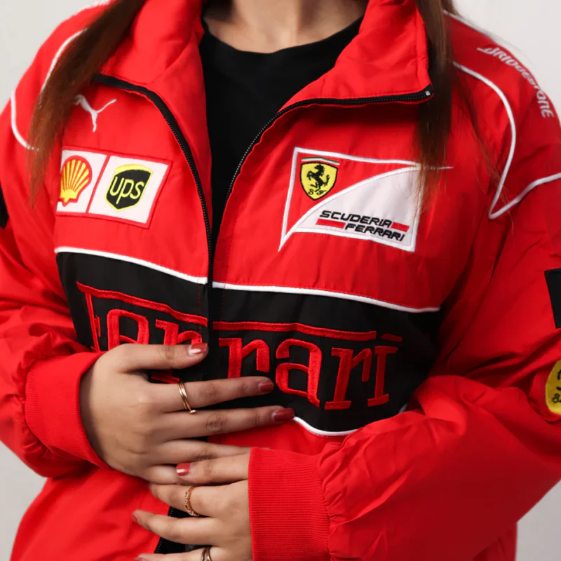 burnunit classic red racing jacket (inspired by ferrari heritage) burnunit classic red racing jacket (inspired by ferrari heritage)